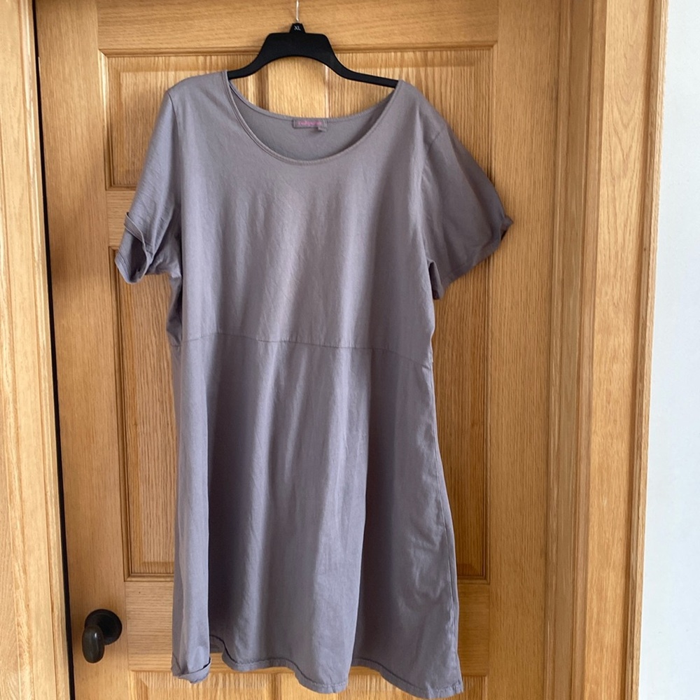 Freah Produce dress in Taupe in 2x